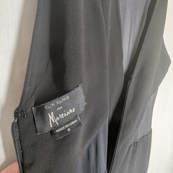 MARCIANO | Elin Kling for Marciano Blk Karla Midi Dress | US 6 - Picture 7 of 10